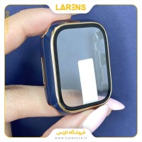 کاور اپل واچ PC Glass سایز 45mm رنگ Blue Gold